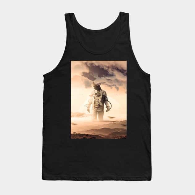 Feet On The Ground, Head In The Clouds Tank Top by nicebleed